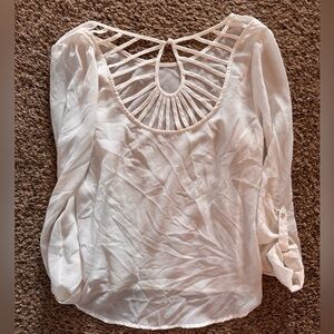 Sheer White Blouse